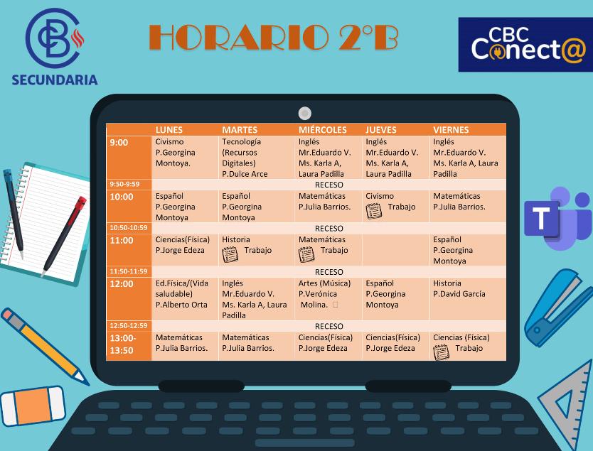 Horario 2B