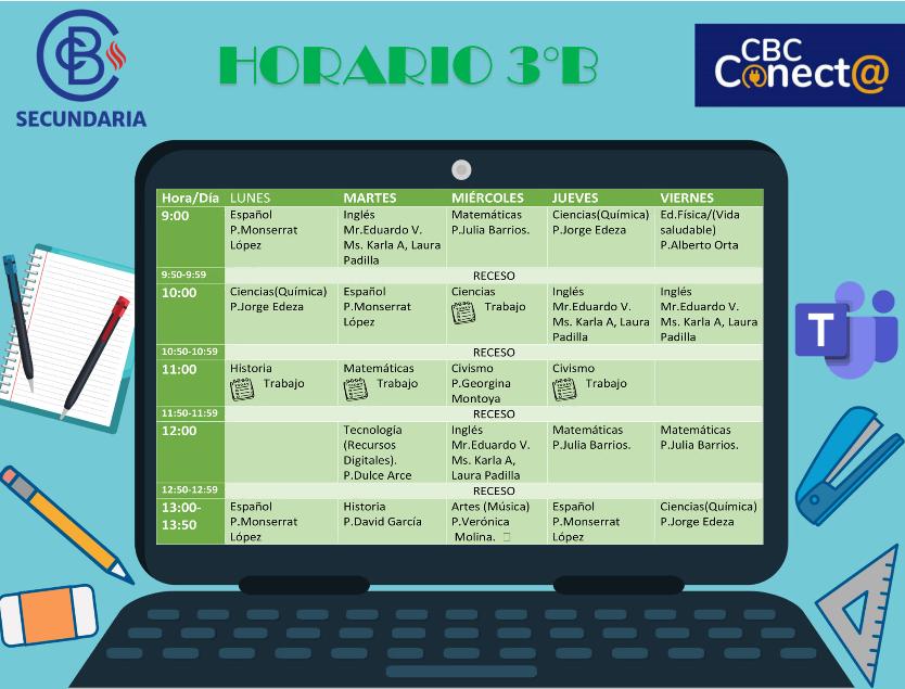 Horario 3B