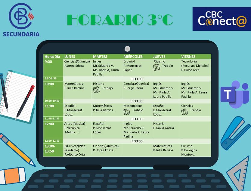 Horario 3C